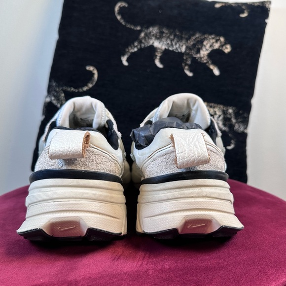 Nike V2k Run Sneaker in Summit White, Chrome, & Light Orewood Brown like new - Picture 5 of 10